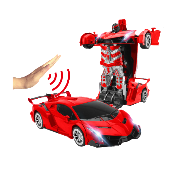Fast Police Transformer RC Toy Car