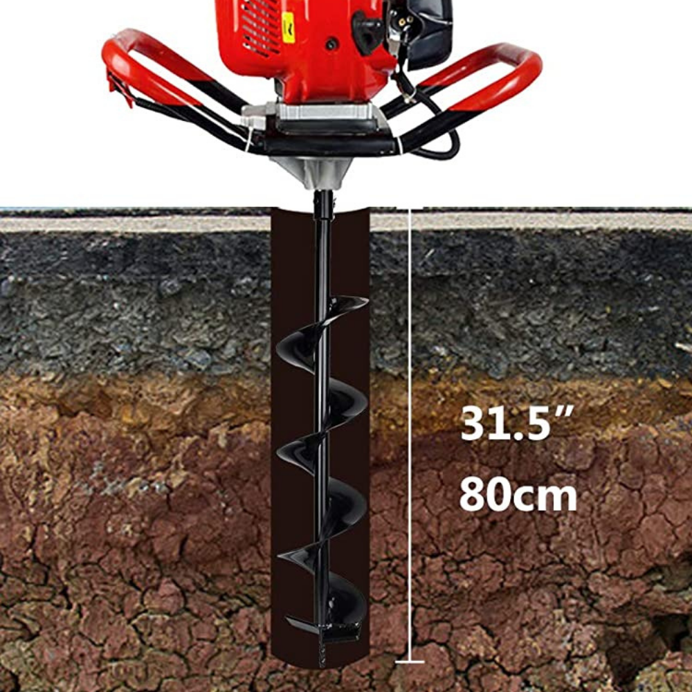 Heavy Duty Auger Drill with Drill Bits for Digging