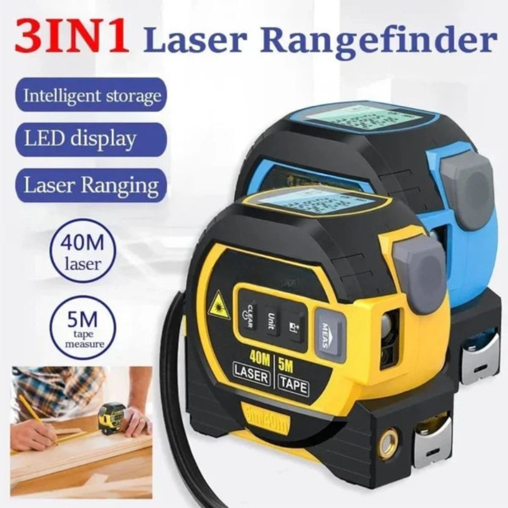 Multi-Function Infrared Laser Measuring Tape