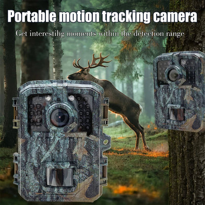 Compact 16MP Infrared Wildlife Trail Camera with Motion Sensor
