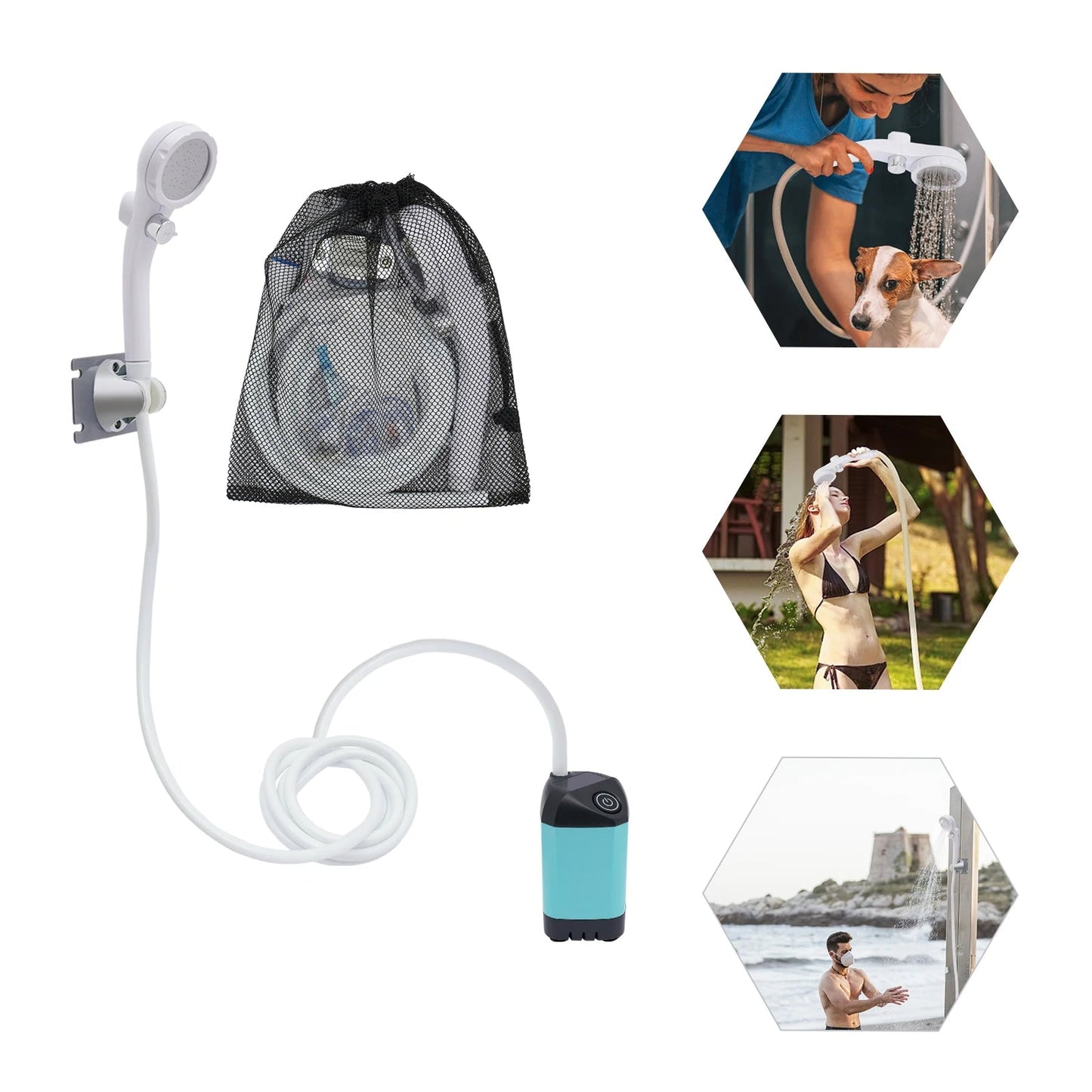 Compact Travel Shower for Outdoor Use - Halri
