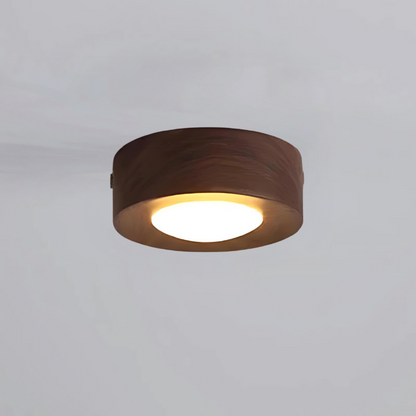 Rustic Wooden Pendant Lamp