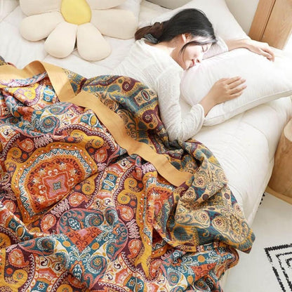 Soft Reversible Quilt for Comfortable Sleep