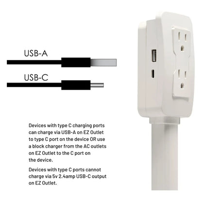 Power Surge Protector Extension Outlet