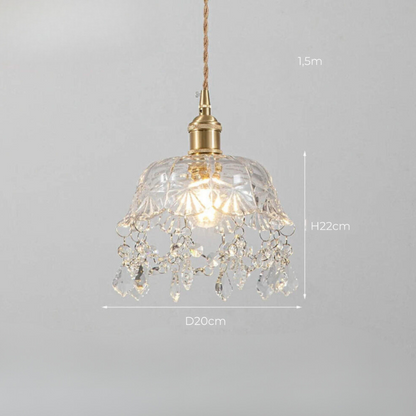 Elegant Glass Pendant Chandelier