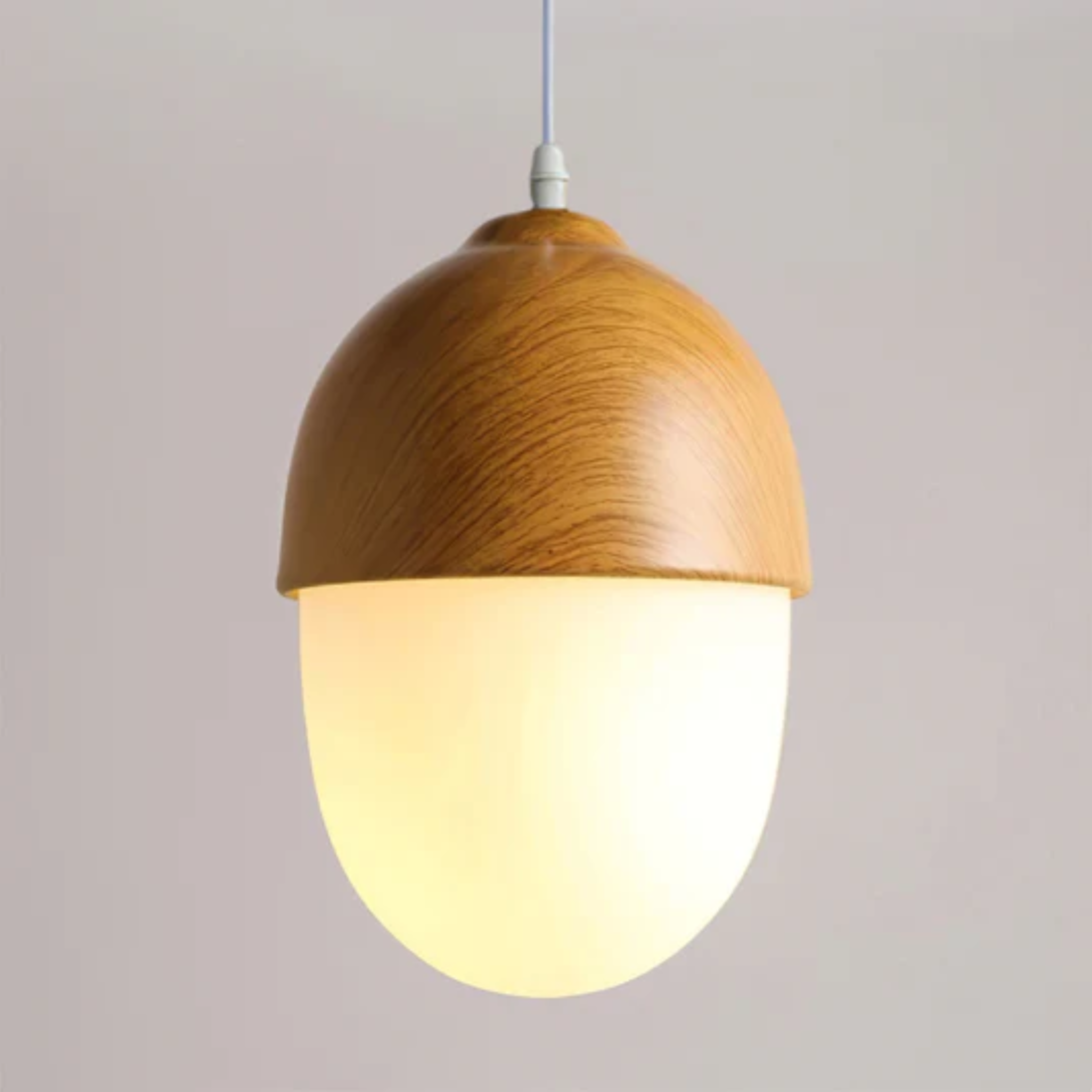 Unique Handmade Wooden Pendant Light