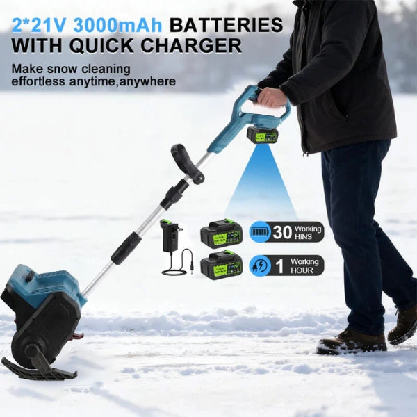 Portable Cordless Snow Shovel - Lightweight Easy Removal
