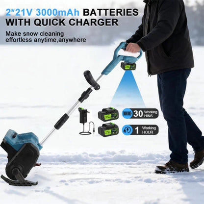 Portable Cordless Snow Shovel - Lightweight Easy Removal