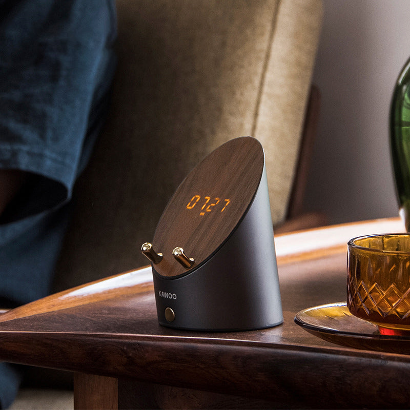 Compact Bluetooth Speaker with Clock and Phone Stand - Halri