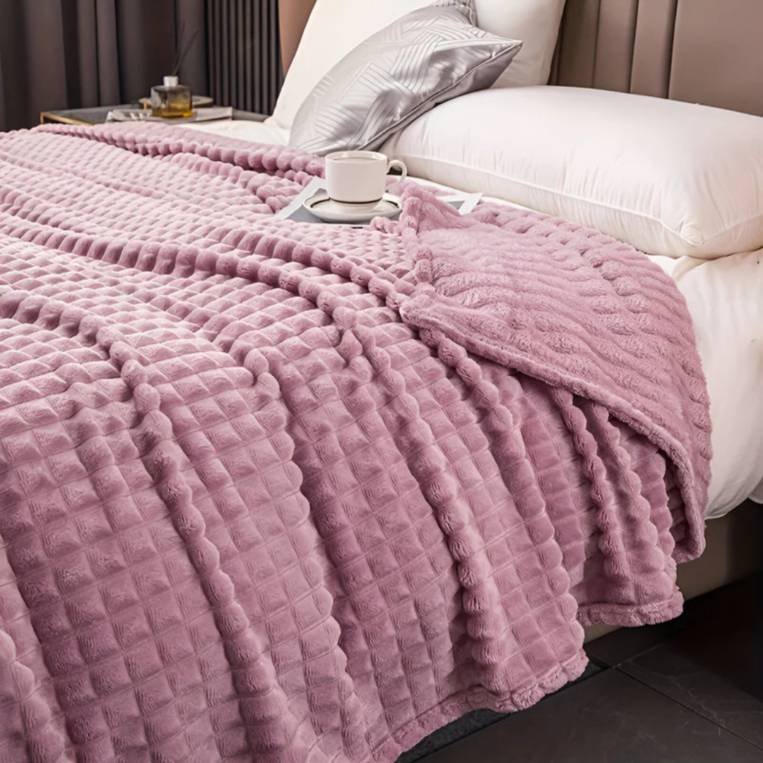 Plush Fleece Throw Blanket