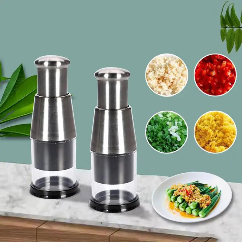 Easy Garlic Press and Chopper Tool - Halri