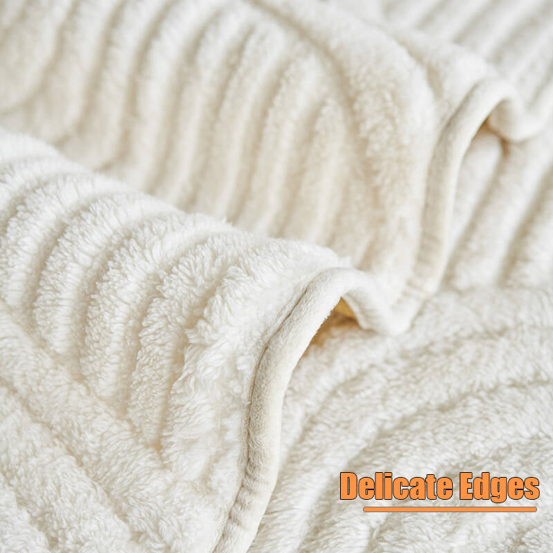 Soft Pet Friendly Sofa Slipcover with Wave Pattern