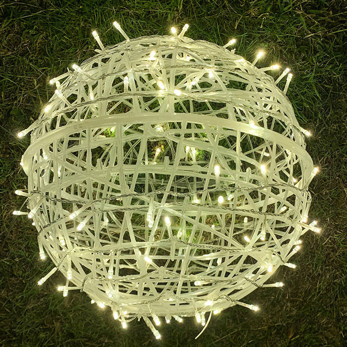 Colorful LED Solar Powered Hanging Garden Lamp