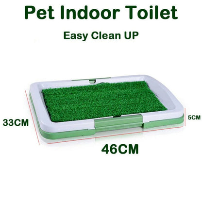 Easy Clean Pet Litter Box with Artificial Turf