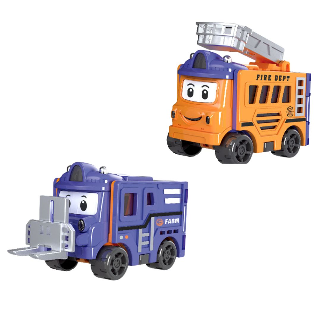 Fun Convertible Toy Vehicle Set