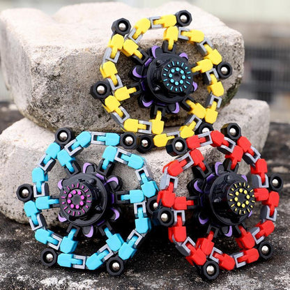 Colorful Metal Spinning Top Toy