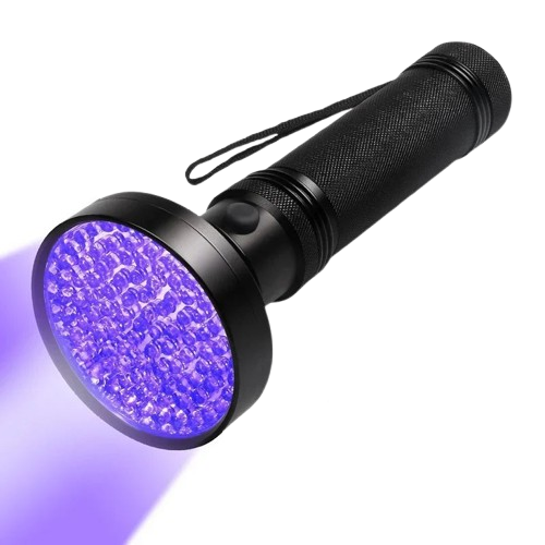 Bright Black Light Flashlight for Bed Bugs and Stains - Halri