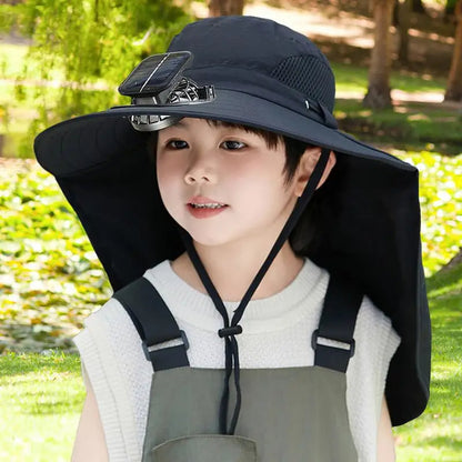 Cooling Childrens Sun Protection Hat - Halri