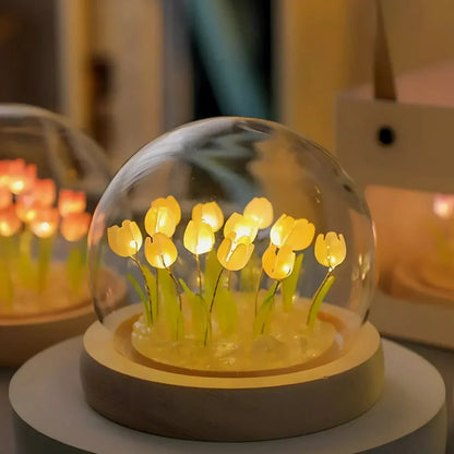 Beautiful Floral Tulip Lamp