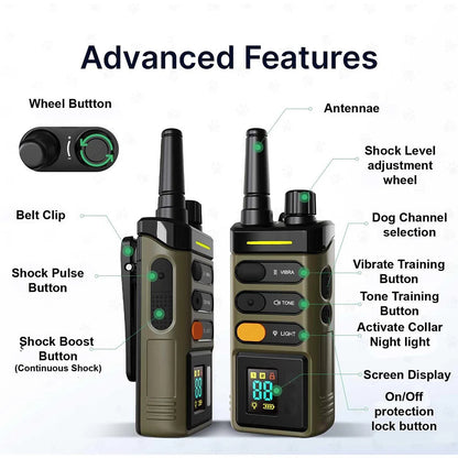 Long Range Remote Training Collar for Large Dogs