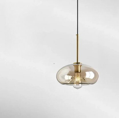 Simple Scandinavian Glass Drop Lamp