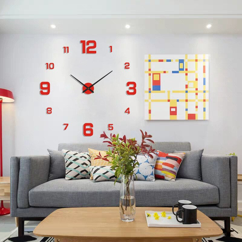 Large Decorative Round Clock