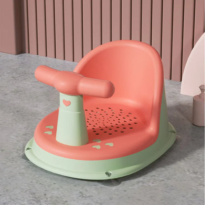 Safe Baby Bath Support with Grip Handle