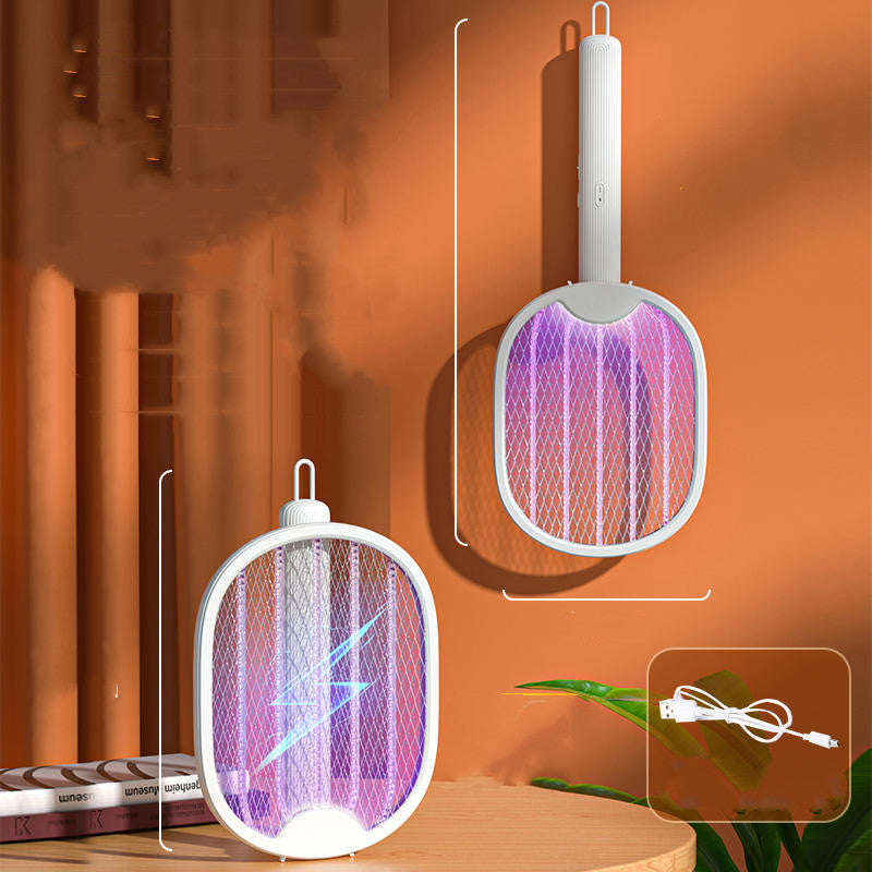 Effective 3-In-One Electric Mosquito Zapper Racket