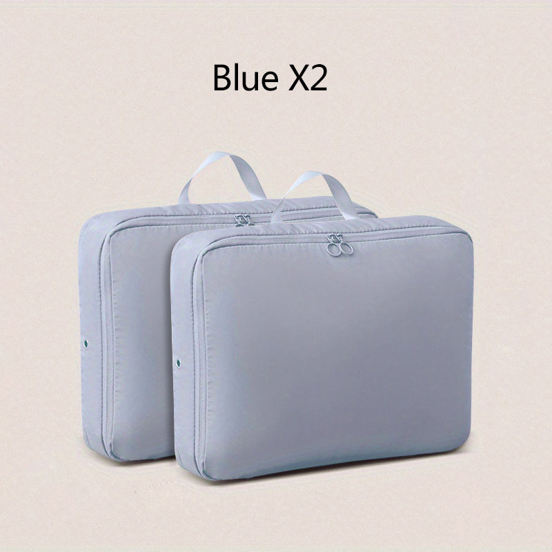 Spacious Double Zipper Pouch Organizer