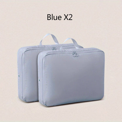 Spacious Double Zipper Pouch Organizer