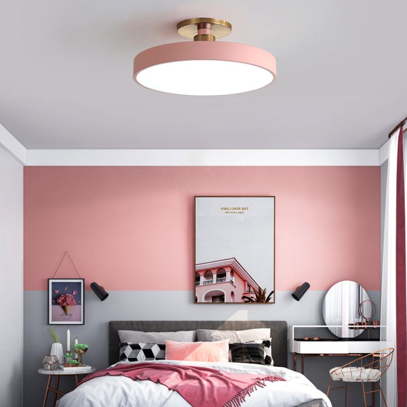 Simple Round LED Ceiling Light Fixture