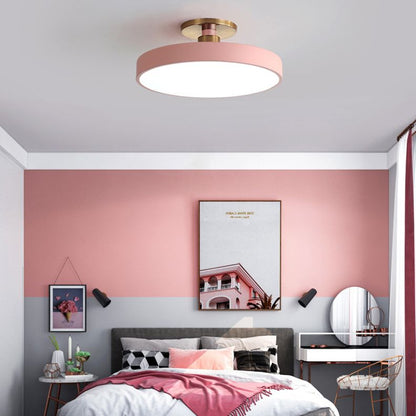 Simple Round LED Ceiling Light Fixture