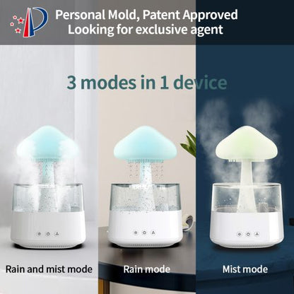Compact Desk Lamp Humidifier & Essential Oil Diffuser