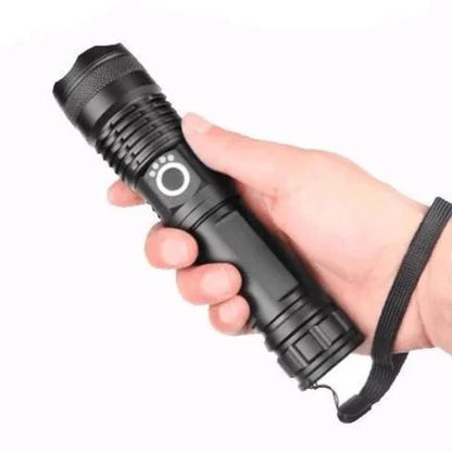 Bright Portable LED Torch with Adjustable Zoom