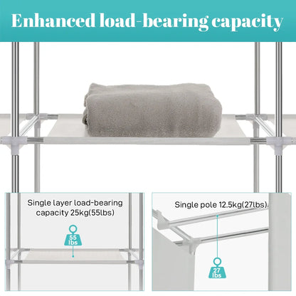Foldable Storage Closet Organizer
