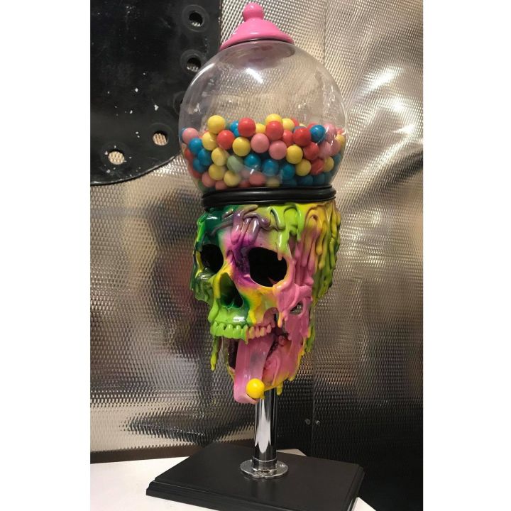 Fun Blue Gumball Dispenser Machine