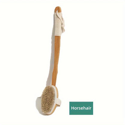 Exfoliating Back Scrubber Brush with Soft Bristles & Long Handle - Halri