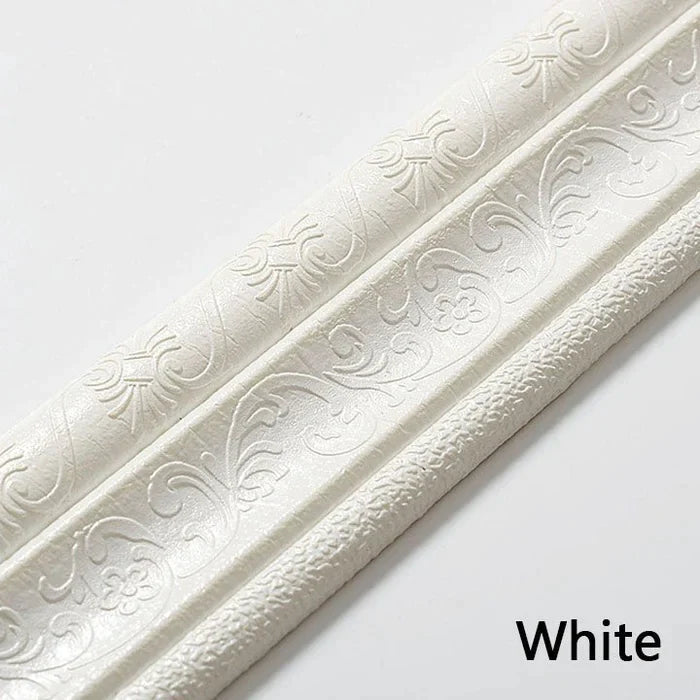 Eco Friendly Self Adhesive 3D Wall Trim