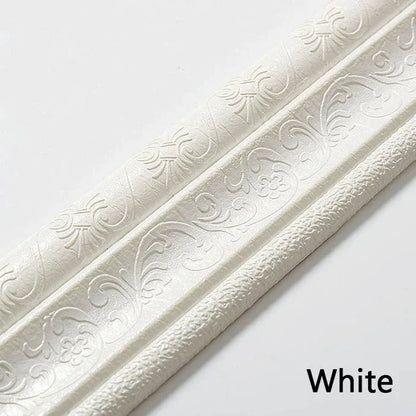 Eco Friendly Self Adhesive 3D Wall Trim