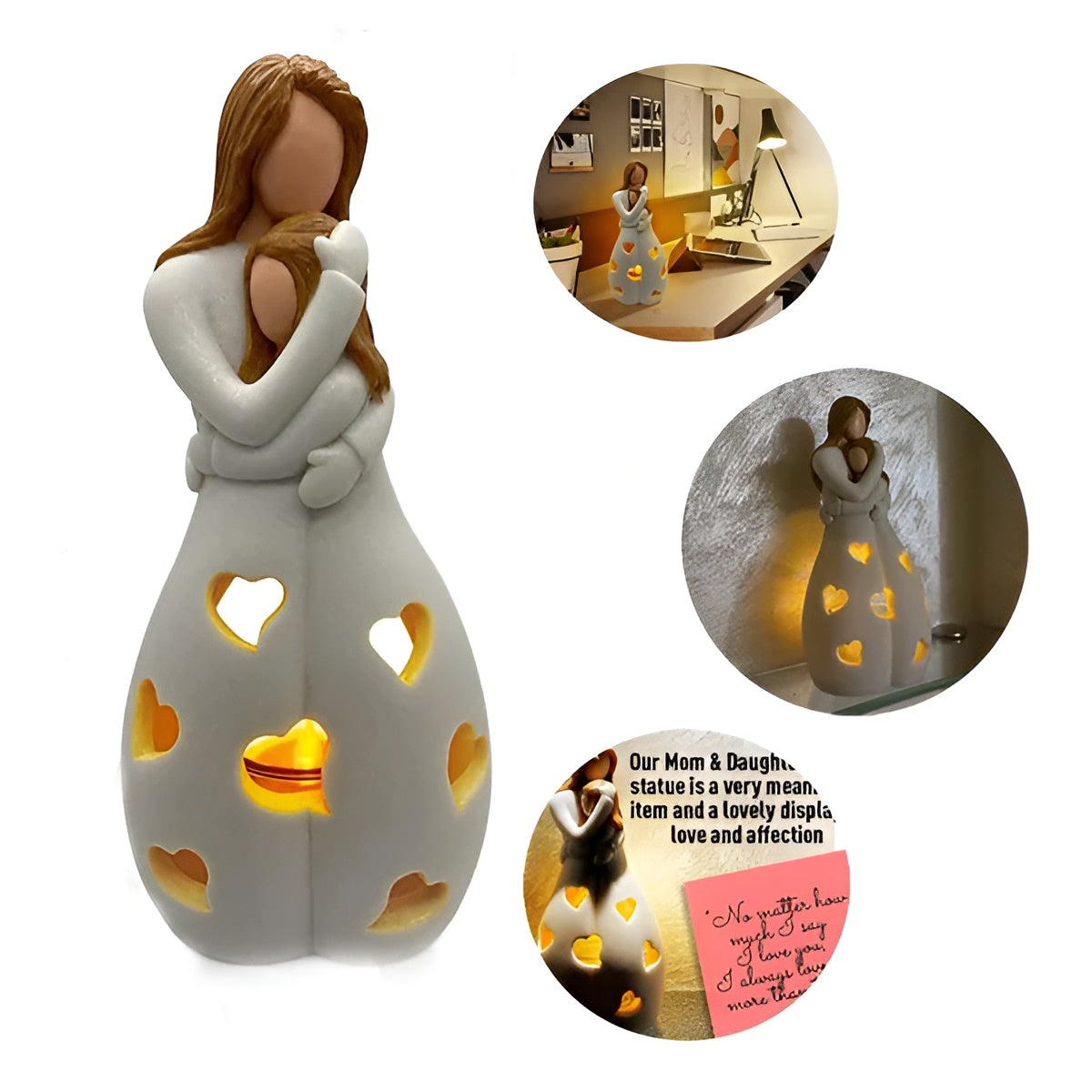 Lovely Heartfelt Glowing Ornament Gift