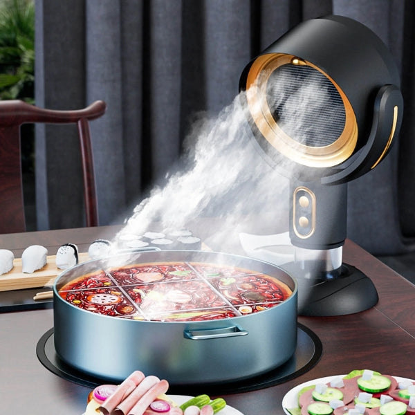 Compact Kitchen Hood with 3-Speed Fan - Slim Ventilation System - Halri
