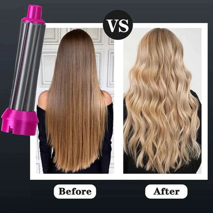 Premium 5-in-1 Hair Curler with Hot Air Brush & Dryer