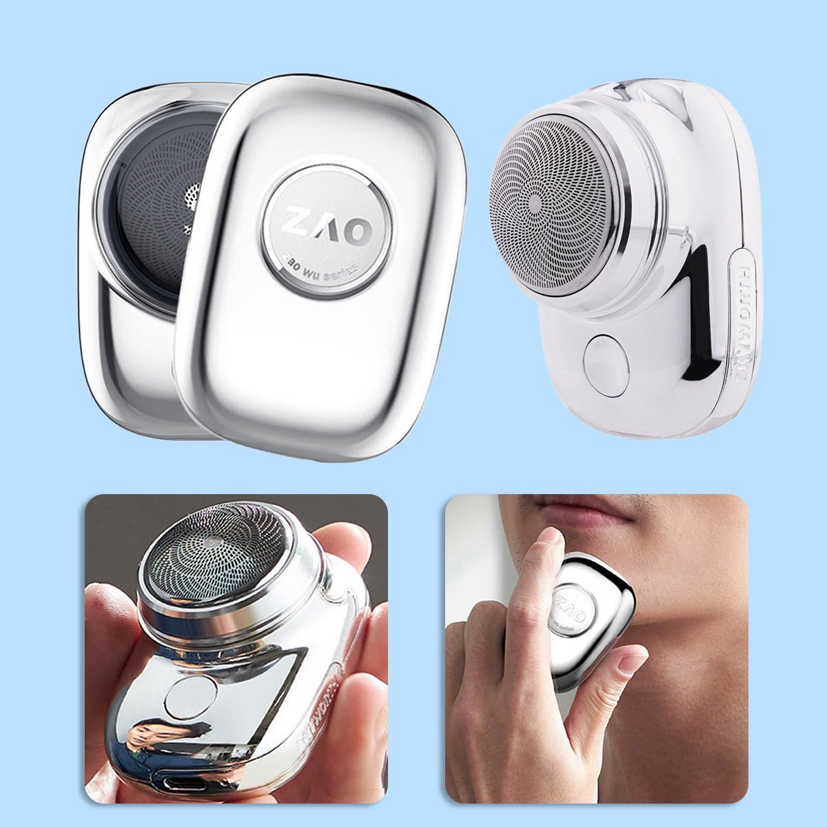 Compact Travel Rechargeable Mini Shaver