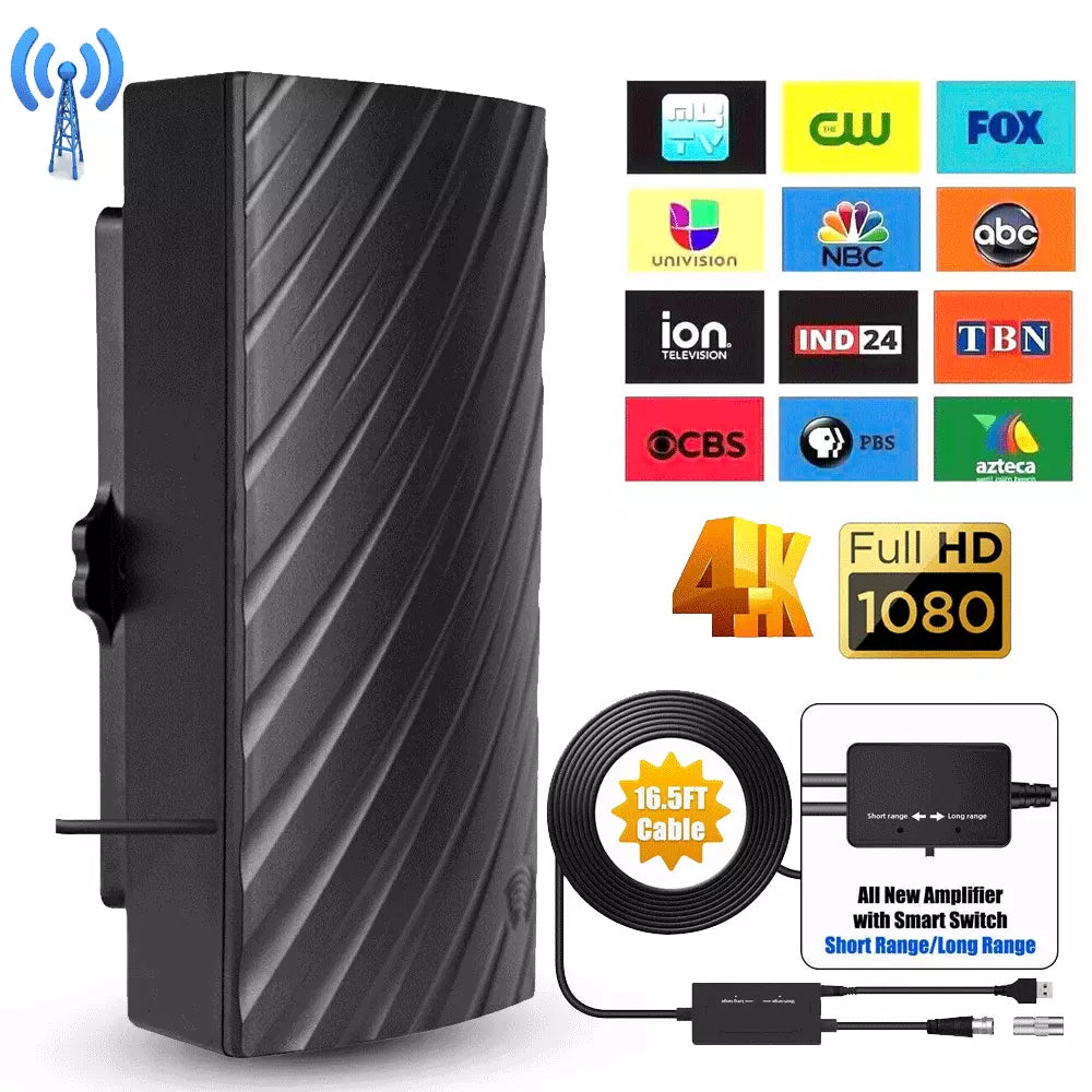 Ultra HD Indoor TV Antenna for Clear 4K Reception - Halri