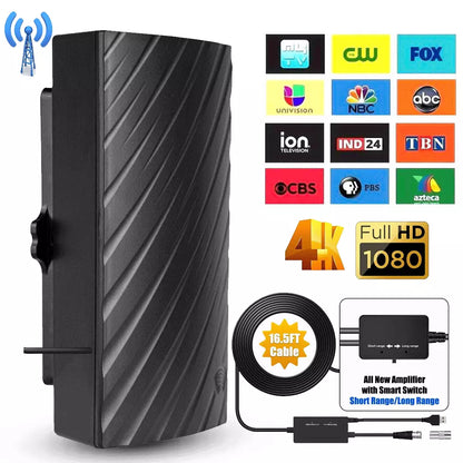 Ultra HD Indoor TV Antenna for Clear 4K Reception - Halri
