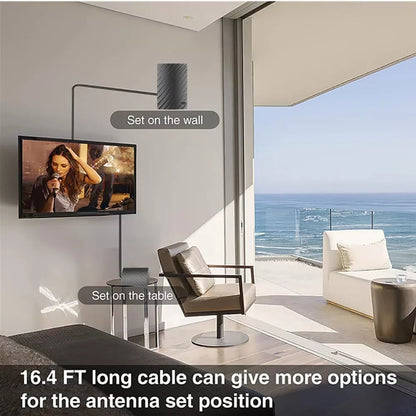 Ultra HD Indoor TV Antenna for Clear 4K Reception