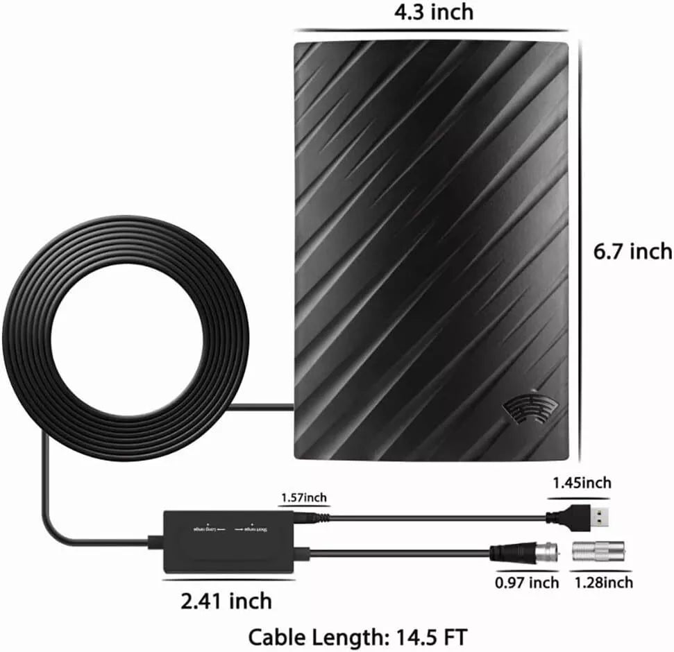 Ultra HD Indoor TV Antenna for Clear 4K Reception