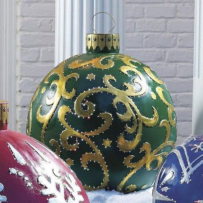Holiday Outdoor Inflatable Christmas Ball Decoration