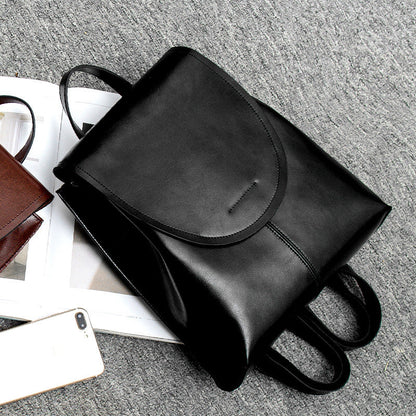 Fashionable Leather Backpack for Ladies