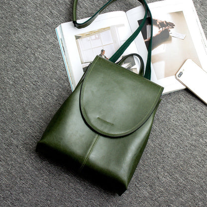 Fashionable Leather Backpack for Ladies